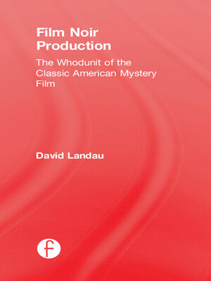 cover image of Film Noir Production
